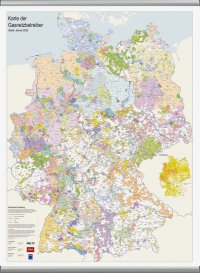 Karte der Gasnetzbetreiber 2025